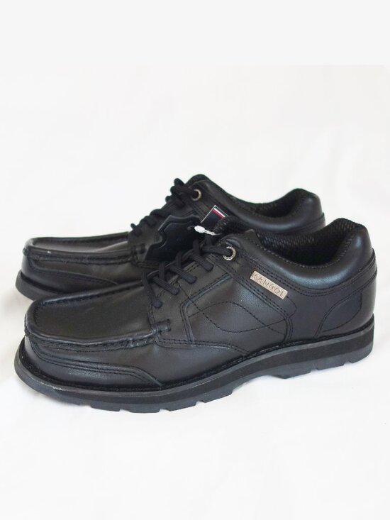 Kangol Mens Harrow Leather Eyelets Lace Up Shoes Moulded Sole Stitched (5.5) NWT main image 6